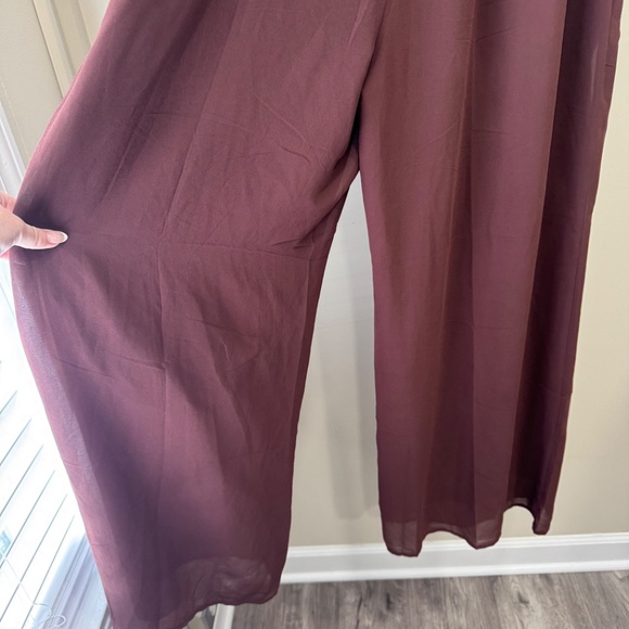 Nina Leonard Mesh Palazzo Pant - Picture 4 of 9